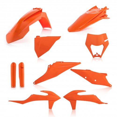 KIT PLÁSTICOS COMPLETO ACERBIS KTM EXC / EXC-F 2020 - 2021 - LARANJA KIT PLÁSTICOS COMPLETO ACERBIS KTM EXC / EXC-F 2020 - 2021 - LARANJA